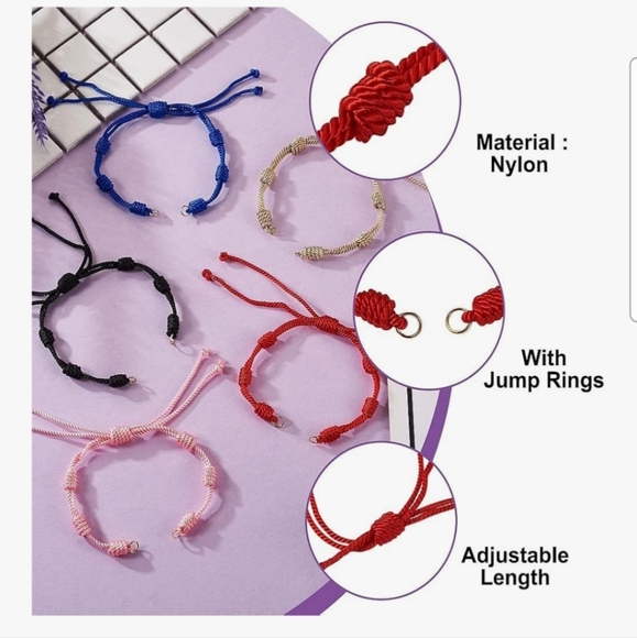 Blue ribbon bracelet - Picture 8 of 10